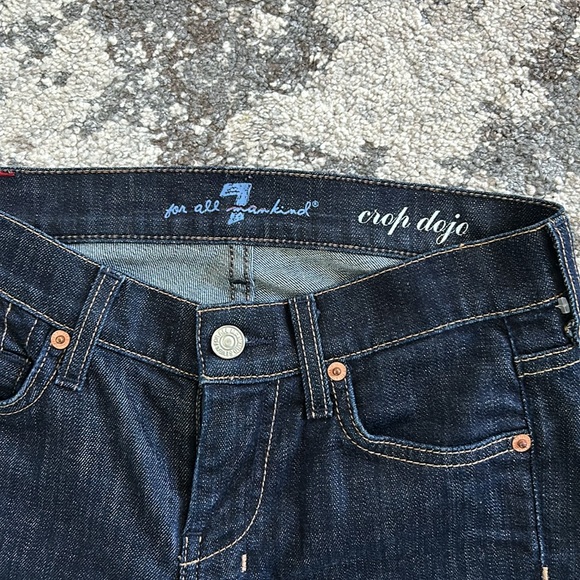 7 For All Mankind Crop Dojo Jeans - Picture 2 of 3